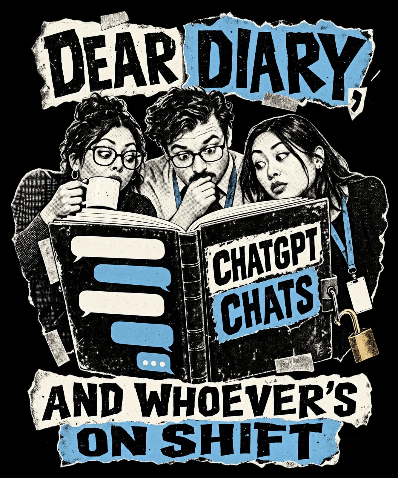 DEAR DIARY, AND WHOEVER'S ON SHIFT